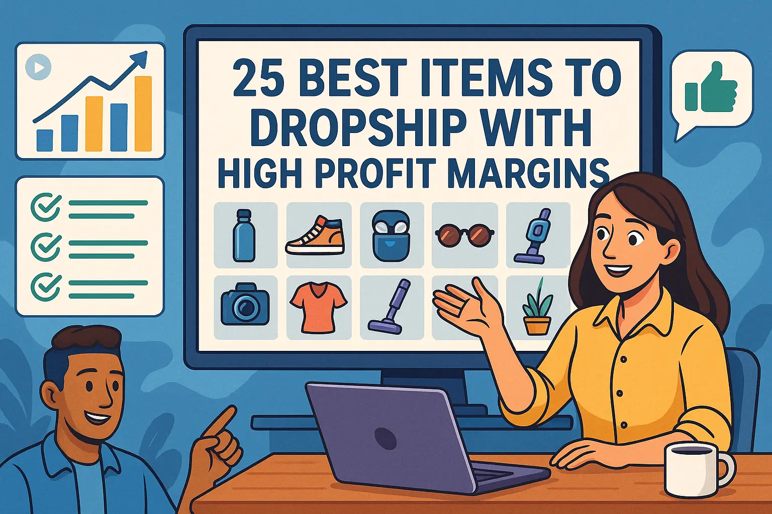 You are currently viewing 25 Best Items to Dropship With High Profit Margins