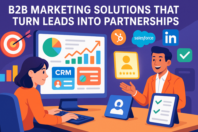 You are currently viewing B2B Marketing Solutions That Turn Leads Into Partnerships