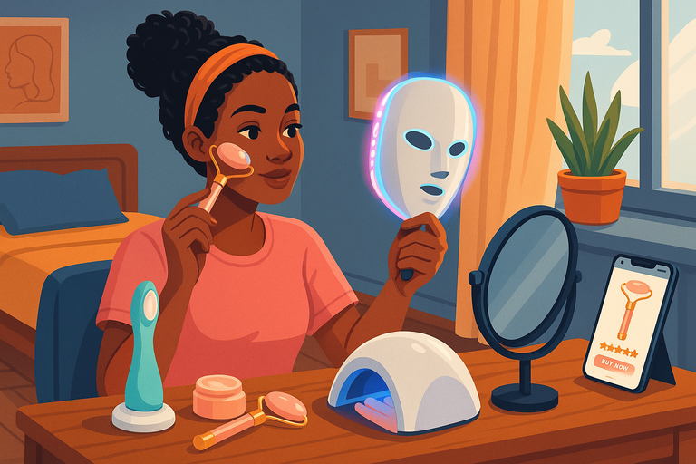 An informative illustration about
Beauty and Skincare Tools with High ROI