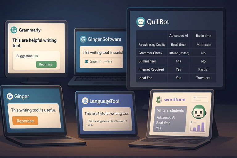 An informative illustration about
Best Alternatives To QuillBot for Offline Use