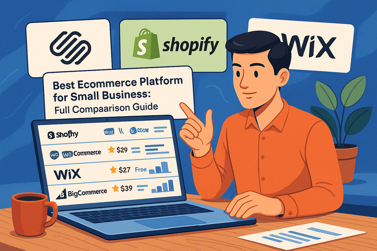 Best Ecommerce Platform for Small Business: Full Comparison Guide You are currently viewing Best Ecommerce Platform for Small Business: Full Comparison Guide