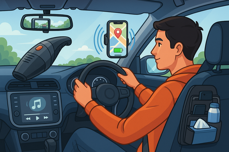 An informative illustration about
Car Accessories for Modern Drivers