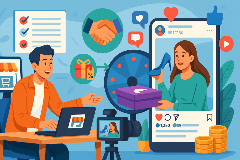 An informative illustration about
Collaborate With Influencers And Micro-Creators