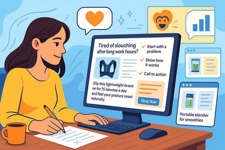 An informative illustration about
Creating Compelling Product Descriptions That Sell