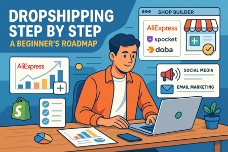 Read more about the article Dropshipping Step by Step: A Beginner’s Roadmap