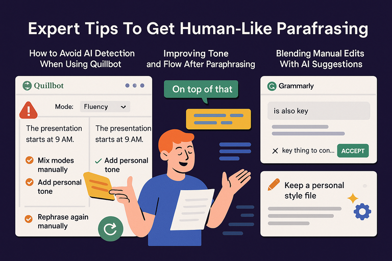 An informative illustration about
Expert Tips To Get Human-Like Paraphrasing Results