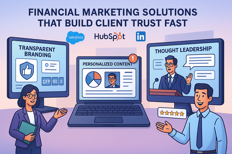 You are currently viewing Financial Marketing Solutions That Build Client Trust Fast