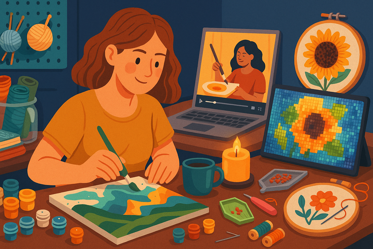 An informative illustration about
Hobby and Craft Supplies