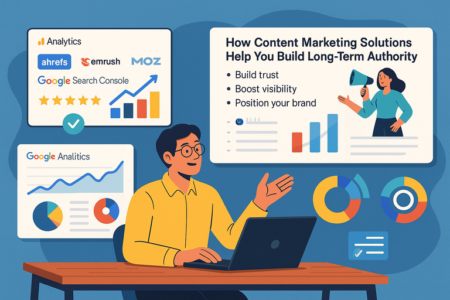 Read more about the article How Content Marketing Solutions Help You Build Long-Term Authority