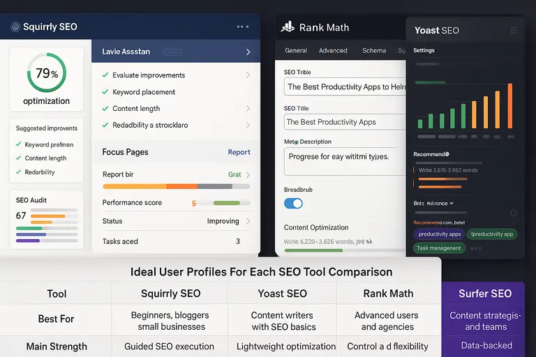 An informative illustration about
How Squirrly SEO Compares To Other SEO Tools