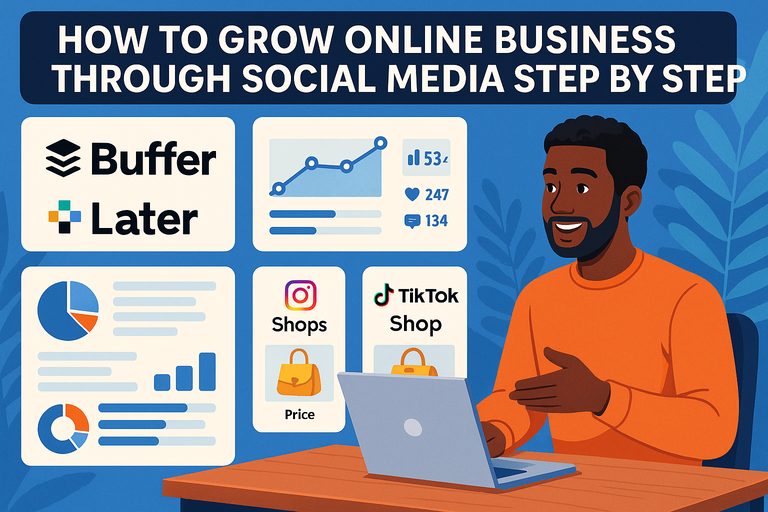 How to Grow Online Business Through Social Media Step by Step You are currently viewing How to Grow Online Business Through Social Media Step by Step