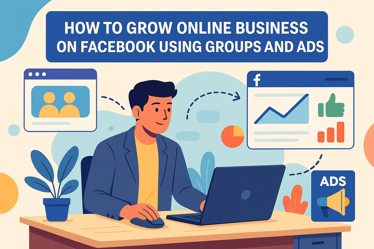 You are currently viewing How to Grow Online Business on Facebook Using Groups and Ads