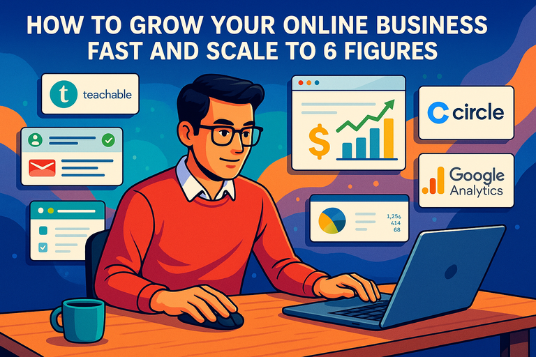 How to Grow Your Online Business Fast and Scale to 6 Figures You are currently viewing How to Grow Your Online Business Fast and Scale to 6 Figures
