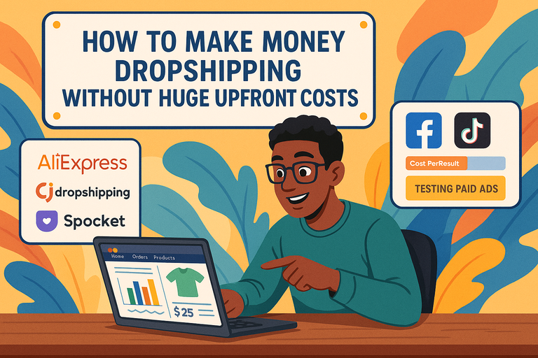 You are currently viewing How to Make Money Dropshipping Without Huge Upfront Costs