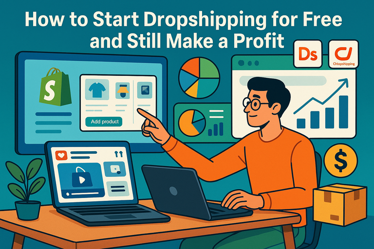 You are currently viewing How to Start Dropshipping for Free and Still Make a Profit