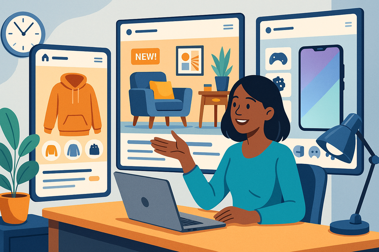 An informative illustration about
Inspiring Dropshipping Website Examples by Niche