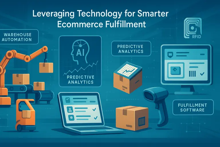 Ecommerce Fulfillment Guide: How to Ship Faster and Smarter An informative illustration about
Leveraging Technology for Smarter Ecommerce Fulfillment