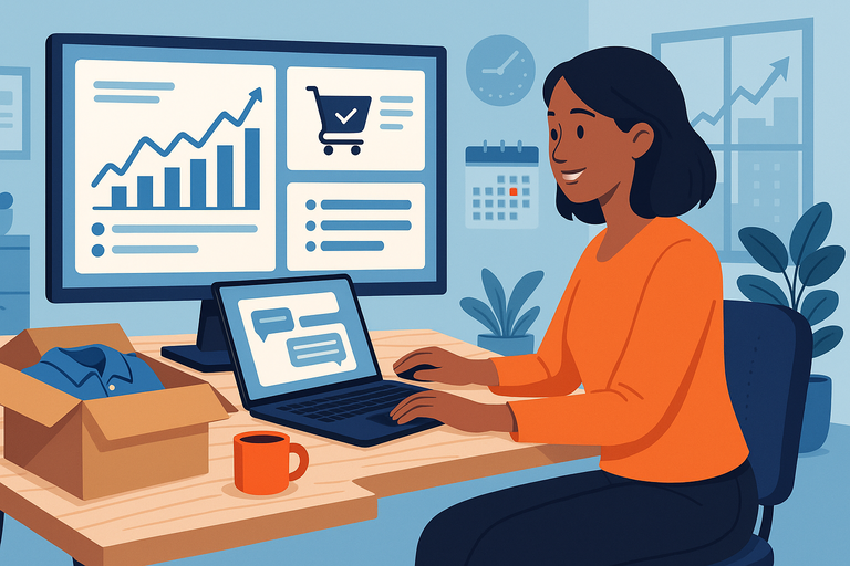 How to Start a Dropshipping Business in 5 Easy Steps An informative illustration about
Manage Operations and Scale Your Business