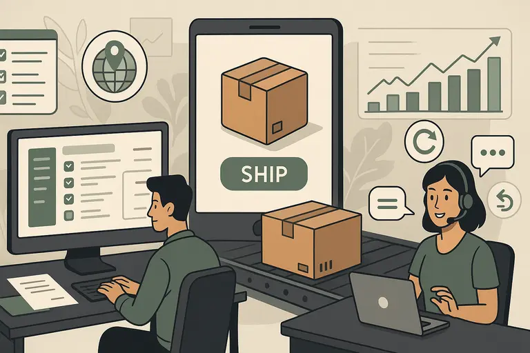 Dropshipping for Beginners: The Complete No-Fluff Guide An informative illustration about
Managing Orders, Shipping, and Customer Service