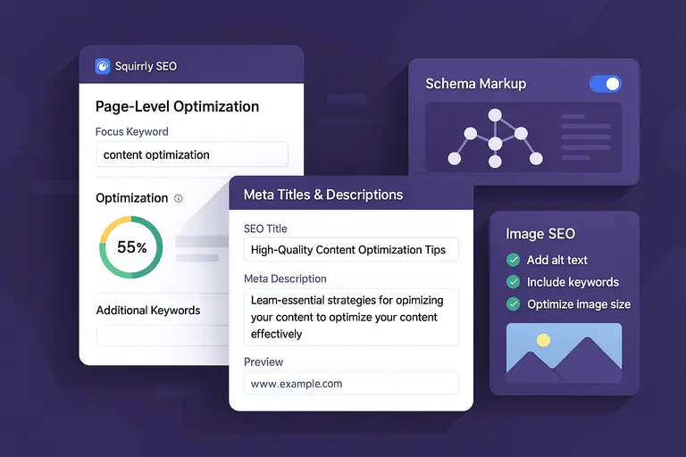 An informative illustration about
On-Page SEO Capabilities Of Squirrly SEO Plugin