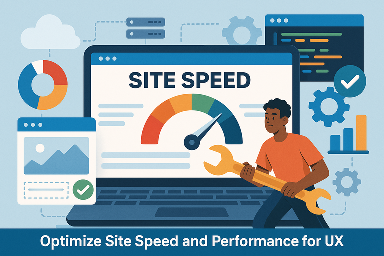 An informative illustration about
Optimize Site Speed And Performance For Better UX