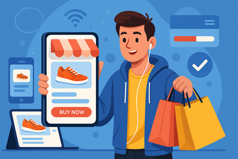An informative illustration about
Optimize for Mobile Shopping Experience