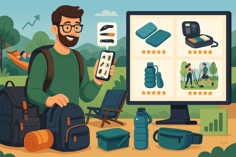 An informative illustration about
Outdoor And Travel Products Dominating the Market