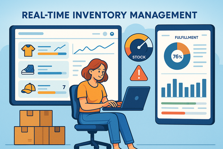 An informative illustration about
Real-Time Inventory Management For Smarter Selling