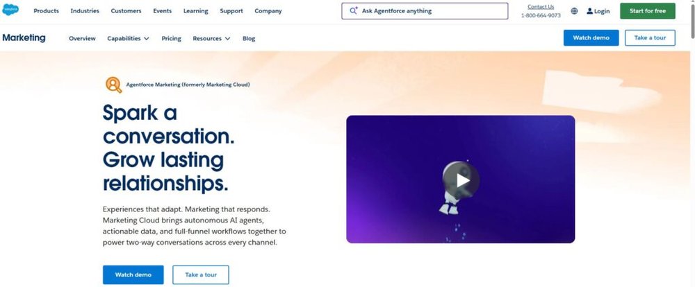 An informative illustration about
Salesforce Marketing Cloud