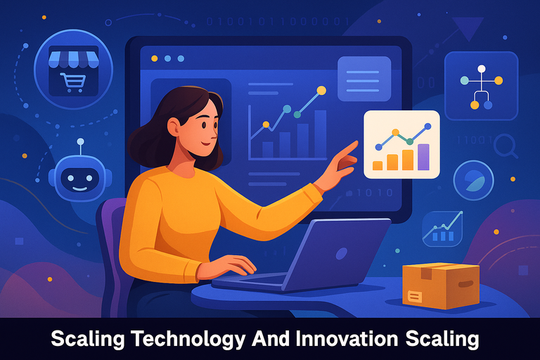 An informative illustration about
Scaling B2B E Commerce With Technology And Innovation