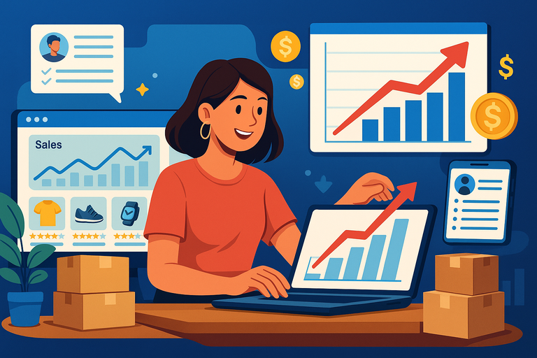 An informative illustration about
Scaling Your Dropshipping Business for Long-Term Success