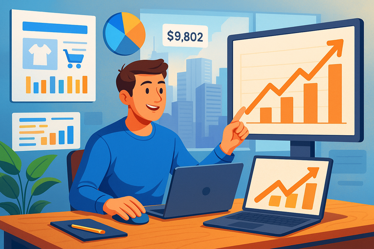 An informative illustration about
Scaling Your E Commerce Dropshipping Business