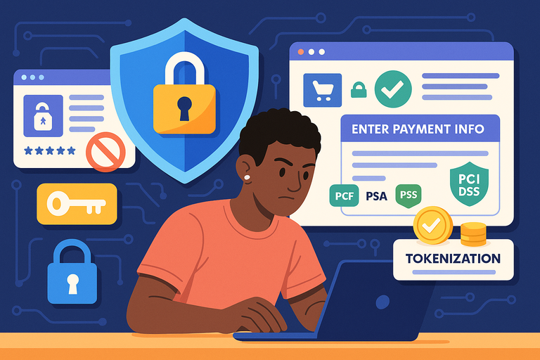 An informative illustration about
Securing Your E Commerce Payment System