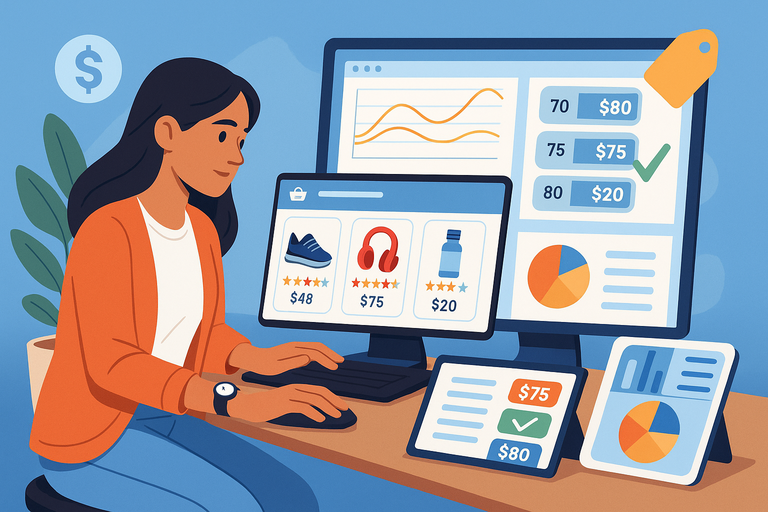 Dropshipping for Beginners: The Complete No-Fluff Guide An informative illustration about
Selecting and Pricing Products Strategically