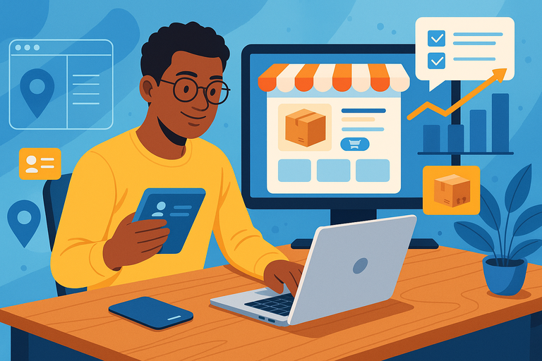 An informative illustration about
Setting Up Your Dropshipping Store From Scratch