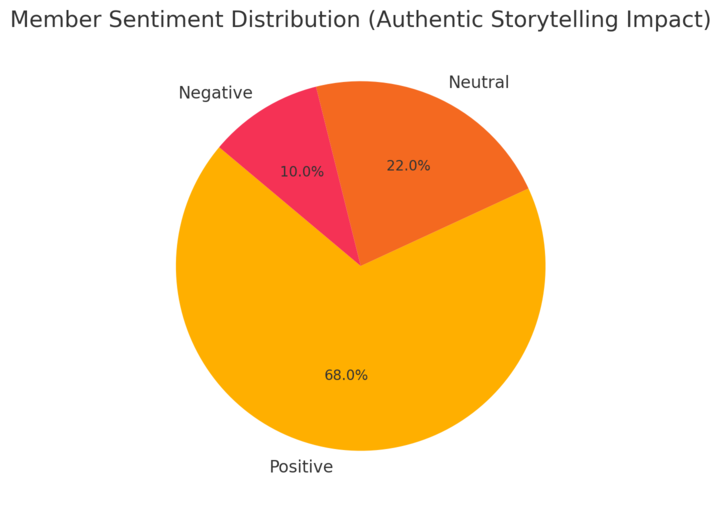 An informative illustration about
Sustain Long-Term Growth With Authentic Storytelling
