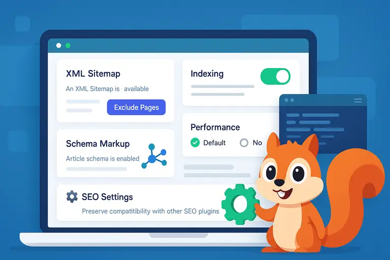 An informative illustration about
Technical SEO Capabilities Inside The Squirrly Plugin