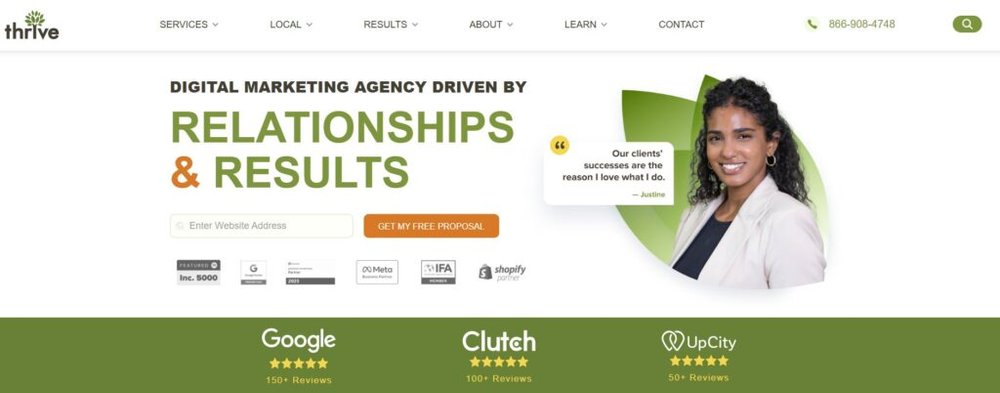 An informative illustration about
Thrive Internet Marketing Agency