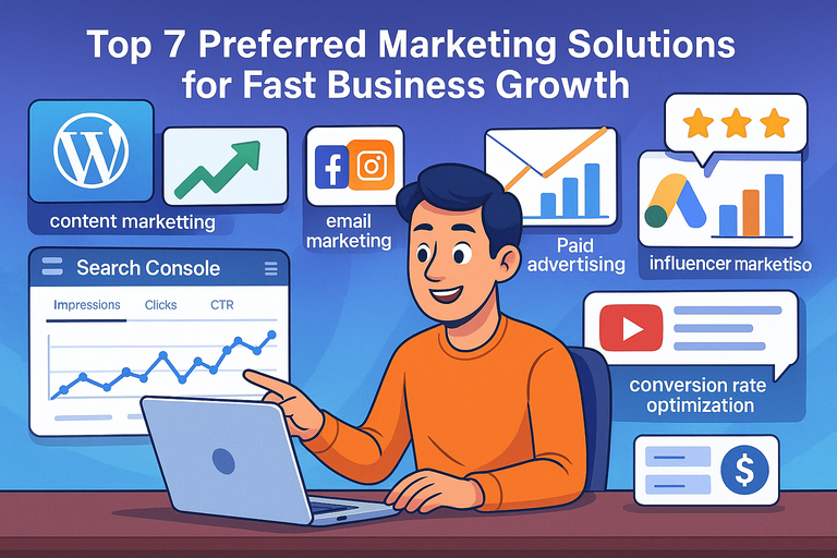 You are currently viewing Top 7 Preferred Marketing Solutions for Fast Business Growth