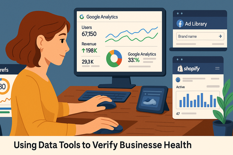 An informative illustration about
Using Data Tools to Verify Business Health