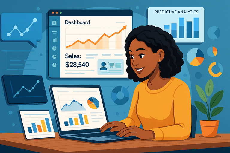 B2B Ecommerce Guide: How to Sell Smarter Online An informative illustration about
Using Data And Analytics To Sell Smarter Online