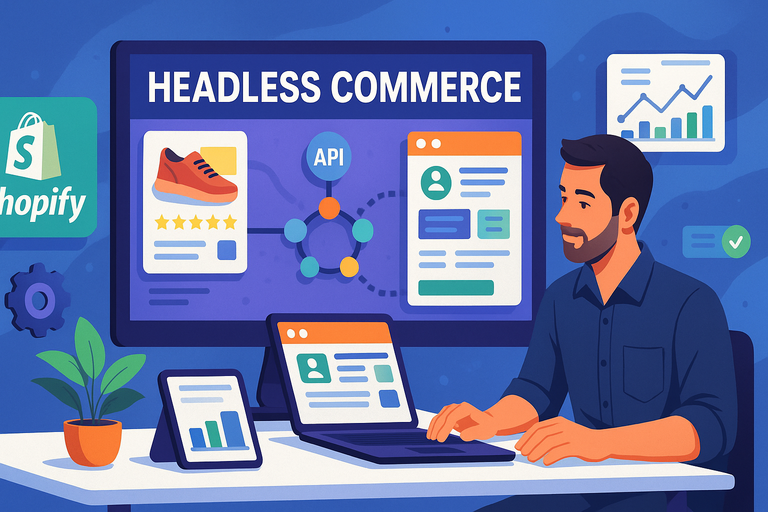 What Is Headless Commerce and Why It’s Transforming Ecommerce An informative illustration about What Is Headless Commerce and Why It’s Transforming Ecommerce