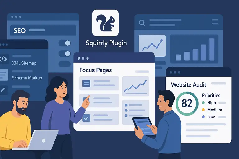 An informative illustration about
Who Should Actually Use The Squirrly Plugin For SEO