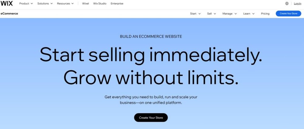 Best Ecommerce Platform for Small Business: Full Comparison Guide An informative illustration about
Wix eCommerce