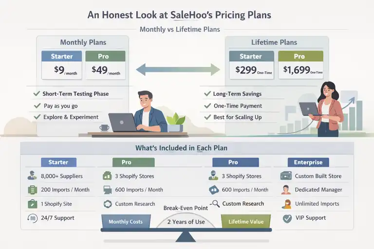 An informative illustration about An Honest Look at SaleHoo’s Pricing Plans
