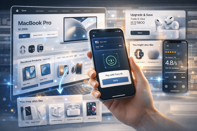 An informative illustration about
Apple — Where Minimalism Meets Conversion Mastery