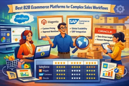 Read more about the article Best B2B Ecommerce Platforms for Complex Sales Workflows