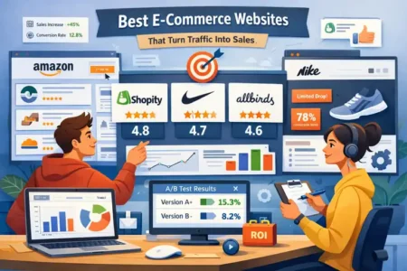 Read more about the article Best E Commerce Websites That Turn Traffic Into Sales