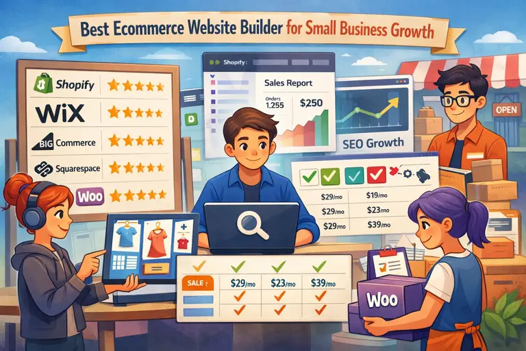 You are currently viewing Best Ecommerce Website Builder for Small Business Growth