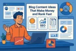 Blog Content Ideas That Make Money and Rank Fast